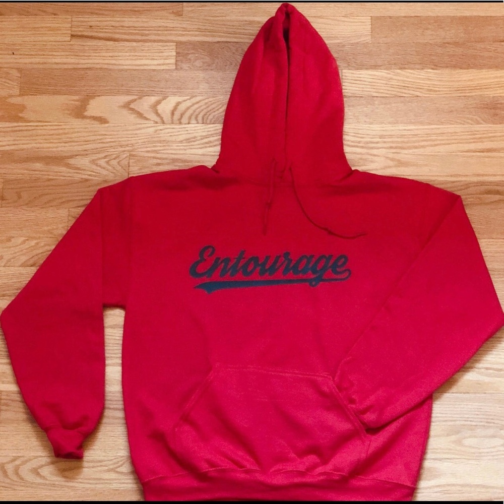 Entourage Red Signature Hoodie Sizes:S,M,L,XL